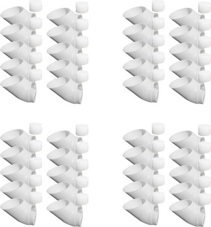40 Sets Hydroponic Soil-Free Growing System