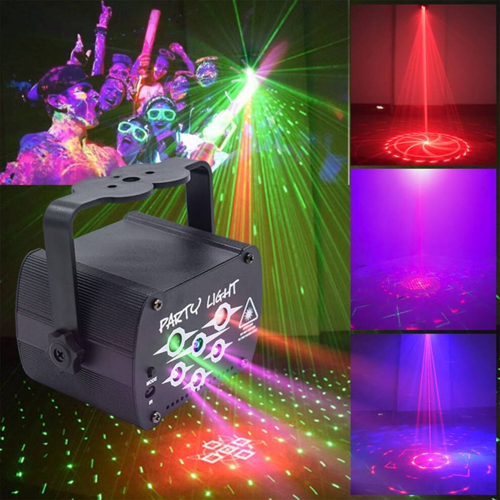 Party Projection Lamp LED Mini Sound Remote