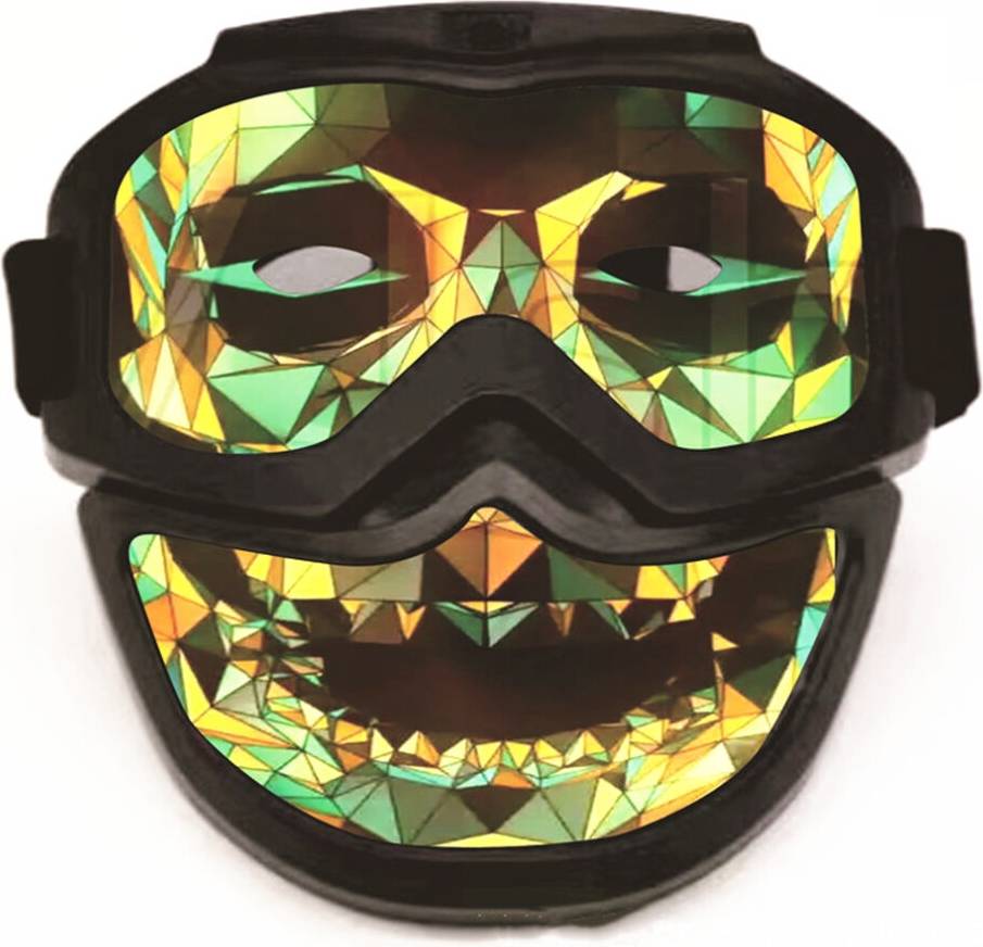 Dj control LED Mask Voice Control Music 4 Modes