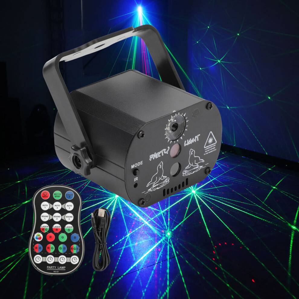 60 Patterns RGB LED Disco Light Lamp