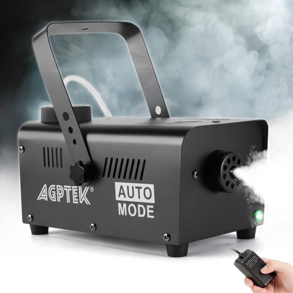 Agptek Fog Machine Smoke Machine with Wired Control