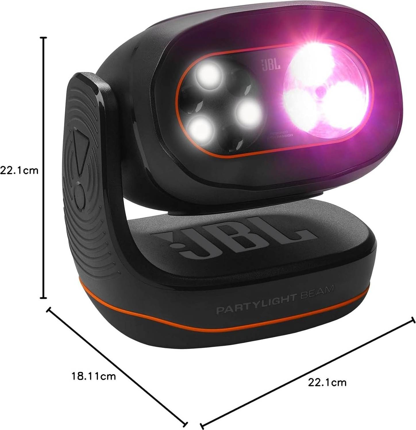 PartyLight Beam Bluetooth RGB LED Light Projector