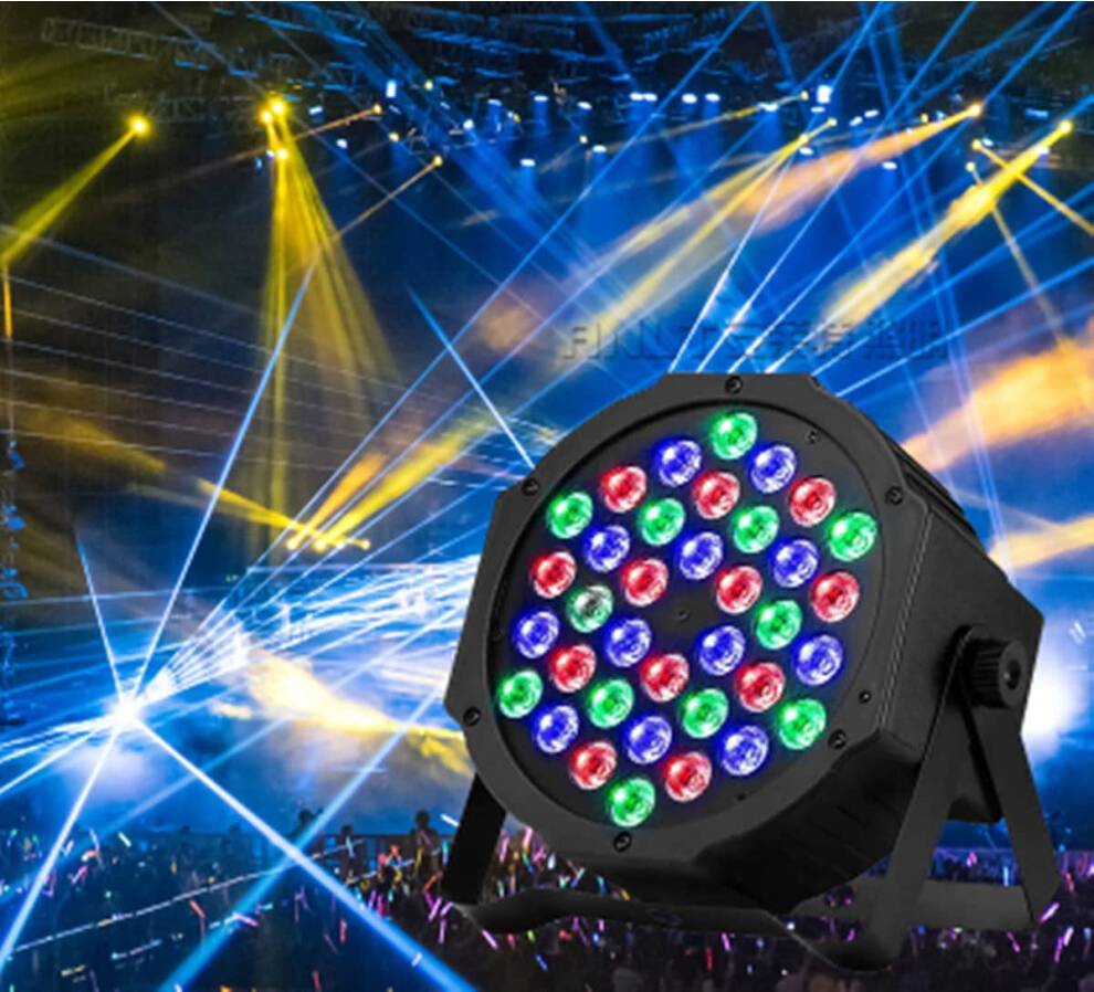 Røgmaskine med led LINLIN LED Diskolys 7 Tilstande