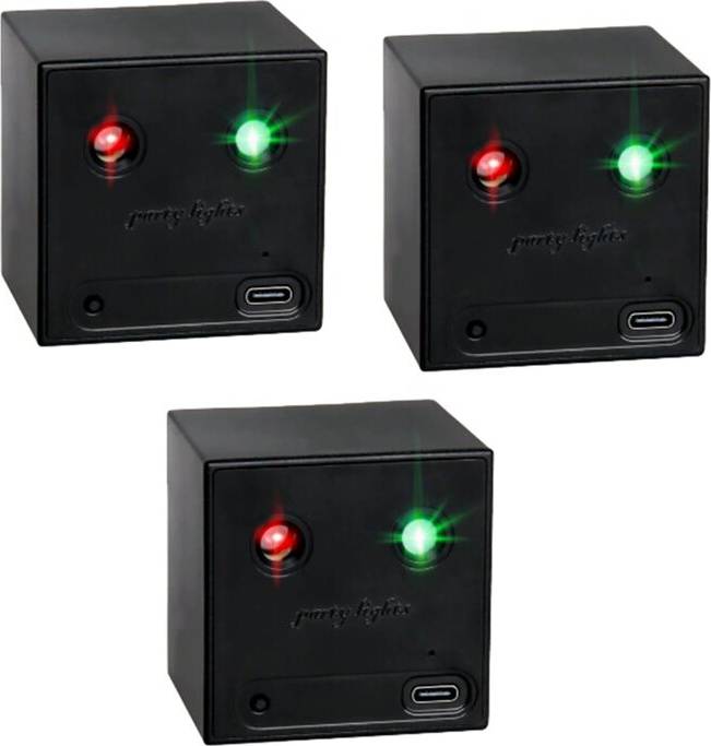 Tlily Rechargeable Battery R&G Projector Disco DJ Light