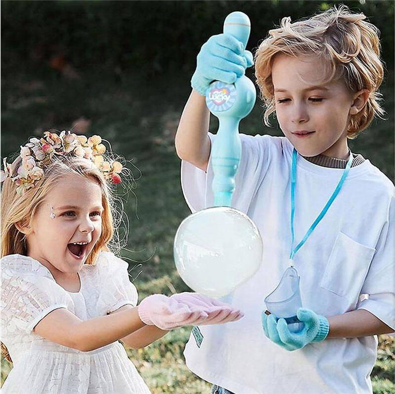 Tlily Magic Bubble Machine Portable Interactive Blower