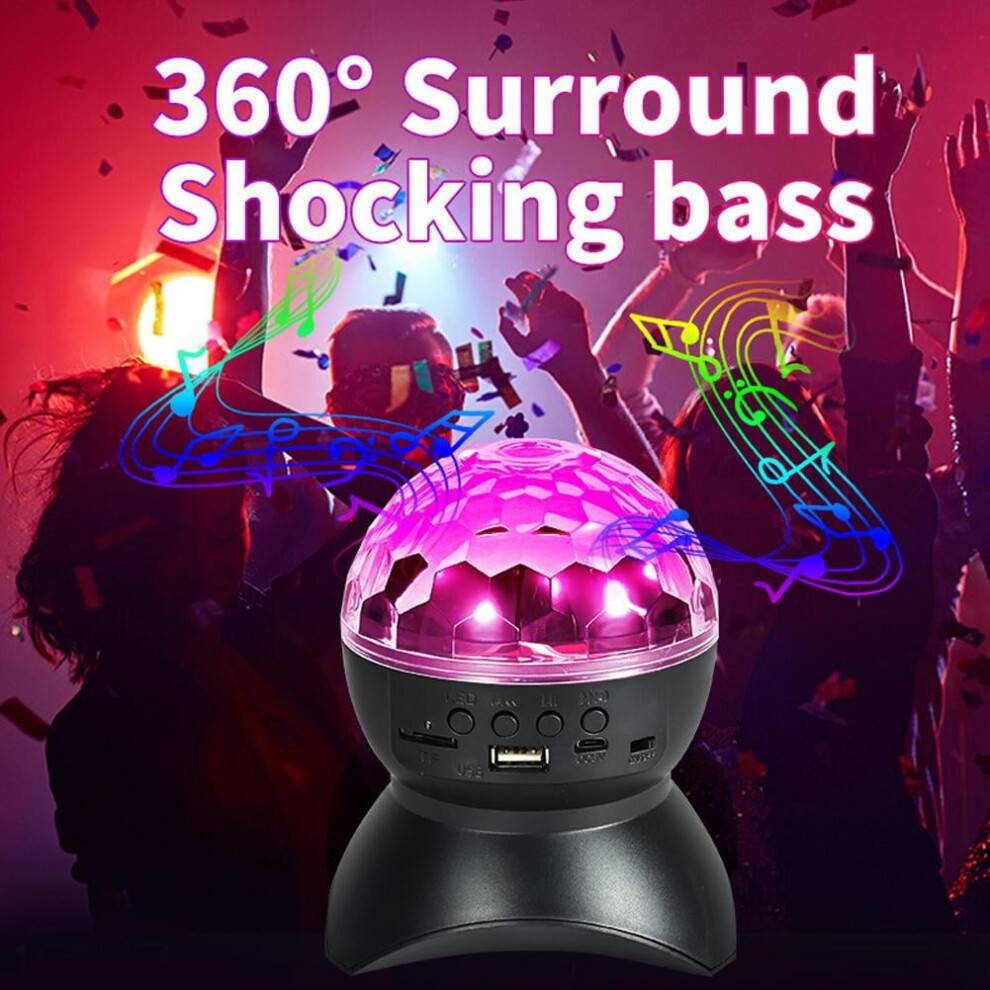 Rechargeable Disco Ball Light Bluetooth LED Projector