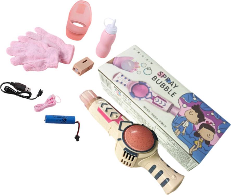 LED Bubble Blower Pink