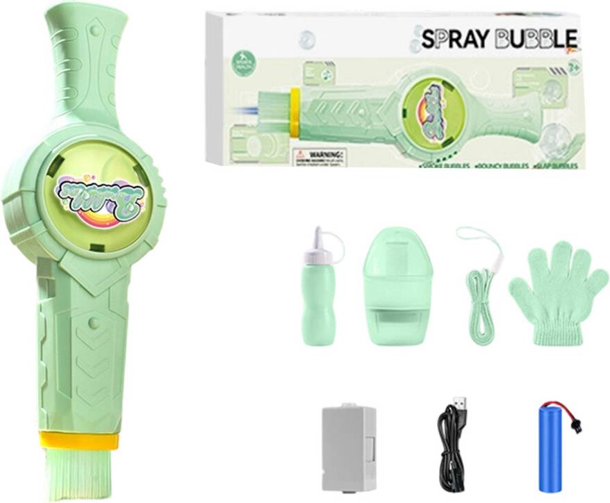 Compact Friendly Plastic Bubble Machine