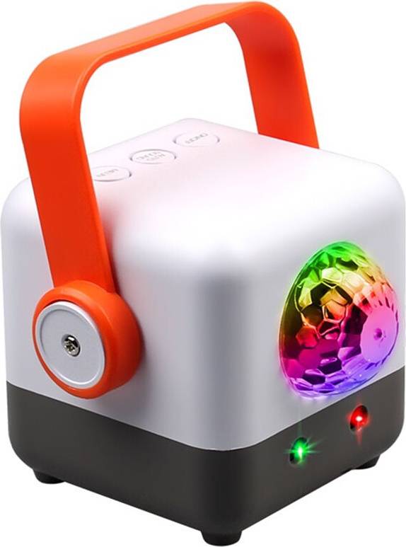 Røgmaskine med led 2IN1 Rechargeable Magic RGB LED DJ Light