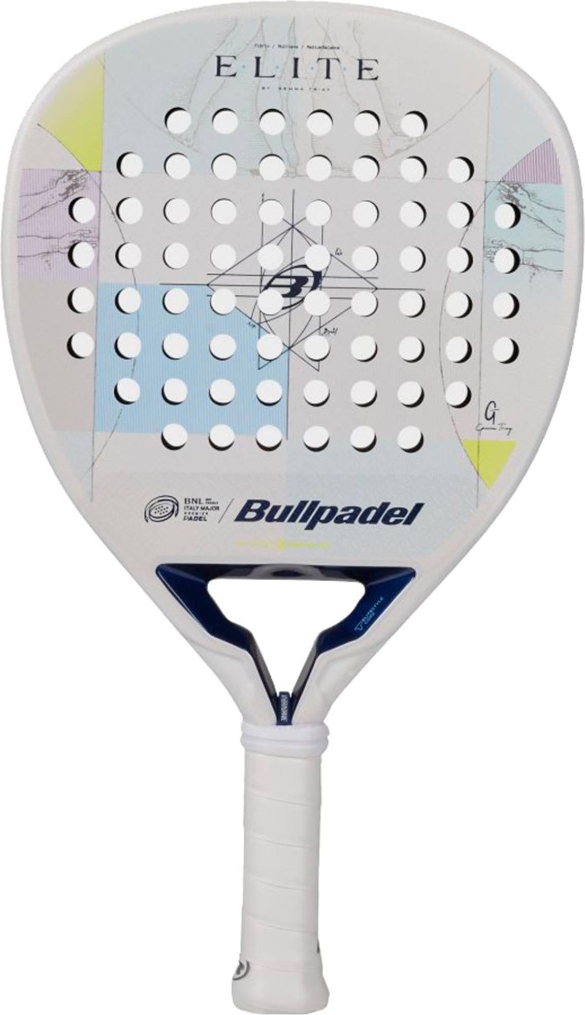 Bullpadel Elite Limited Rome Edition Padelracket Vit