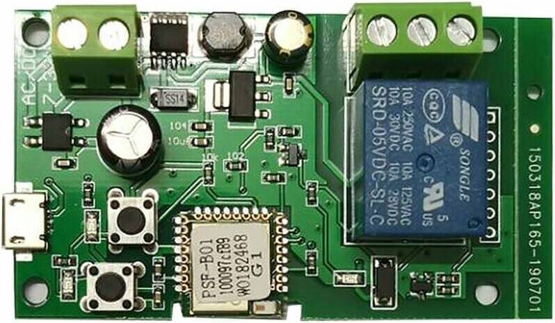 Home assistant voice WiFi Instant Relay Module Self Lock Switch