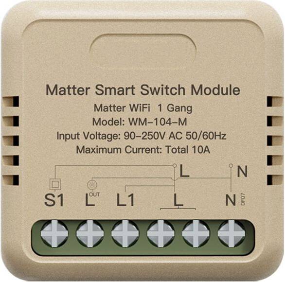 Matter smart hub Tuya WiFi Matter Module Relay Timer