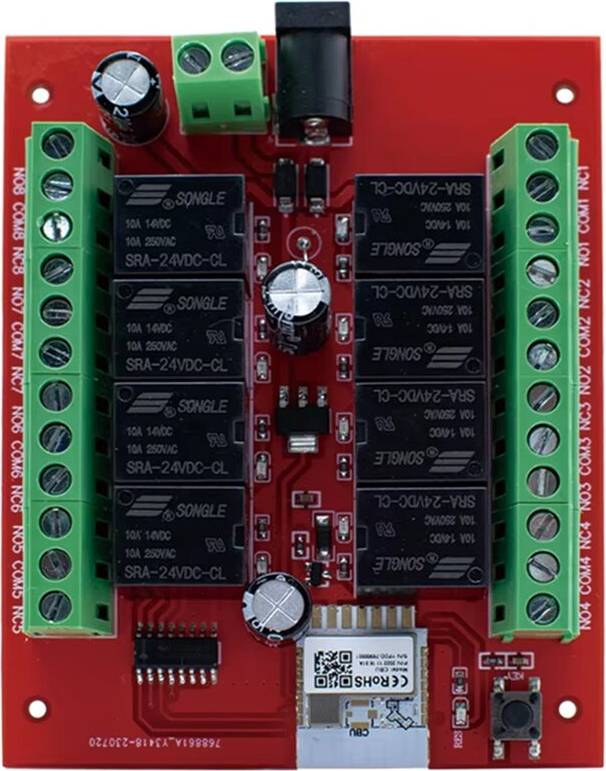 8 Channels WiFi Relay Module Home Automation