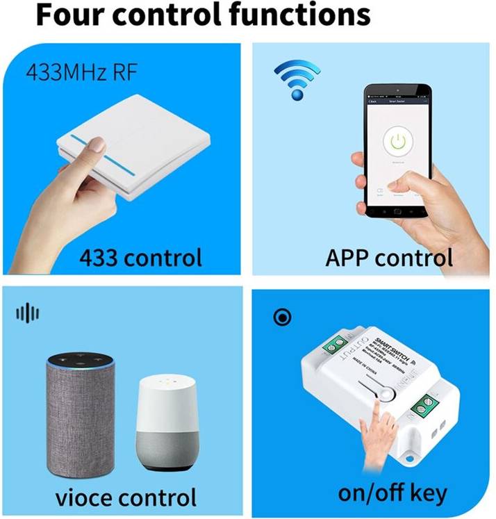 WiFi Tuya RF 433MHz Off Breaker Module