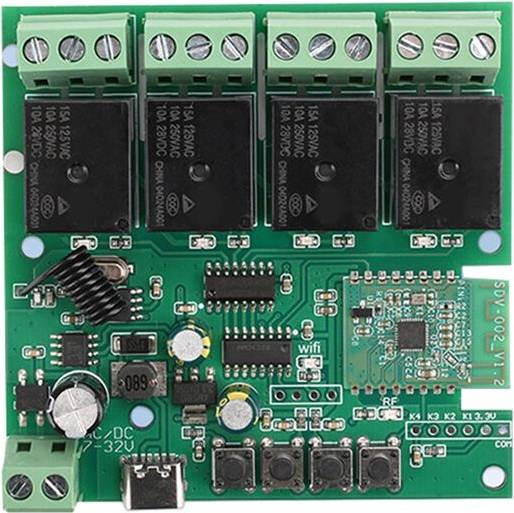 Smart Wifi Relay Switch Module 4-Channel