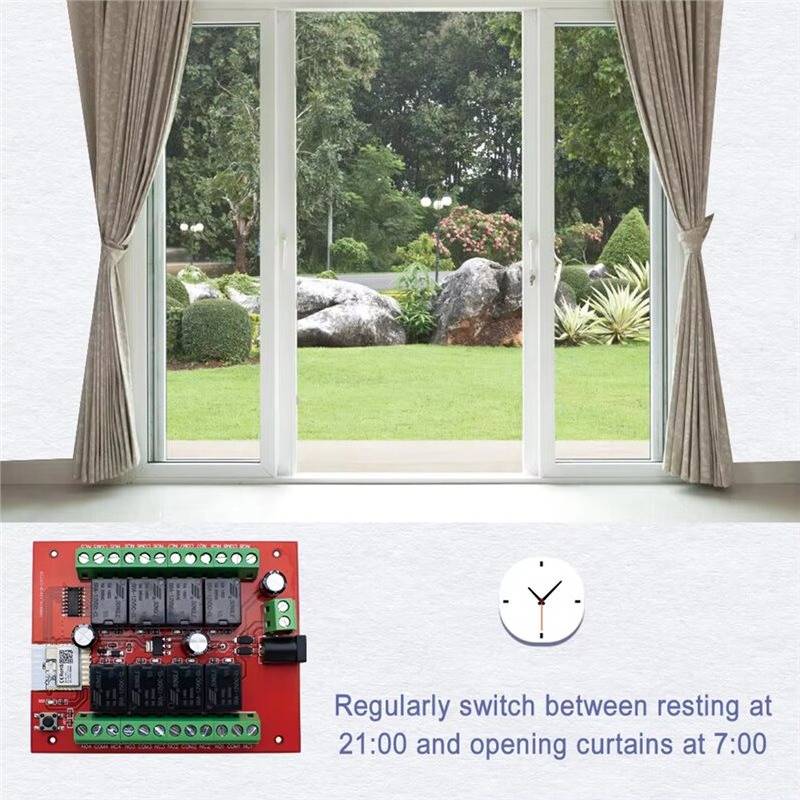 8 Channels WiFi Relay Module Home Automation