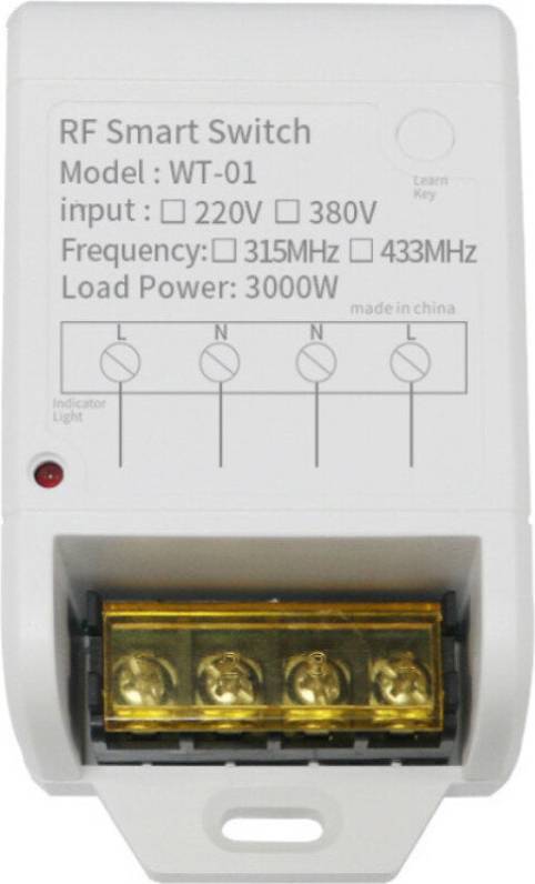 Greenzech Wireless Remote Control Switch 433MHz