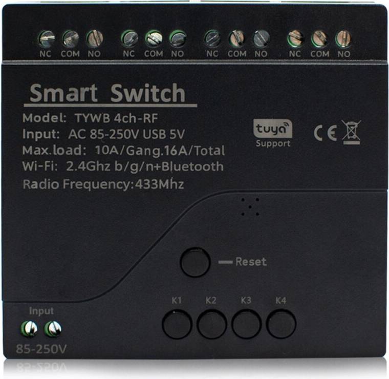 Tuya 4CH Wifi Smart Relay Switch Module