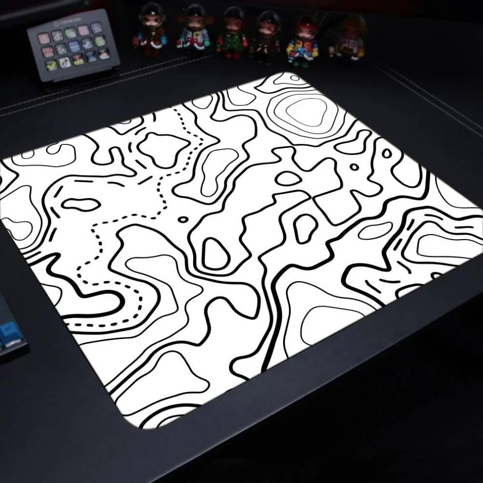 Large rubber mats Fluid Mouse Pad Multiple Sizes Large Square