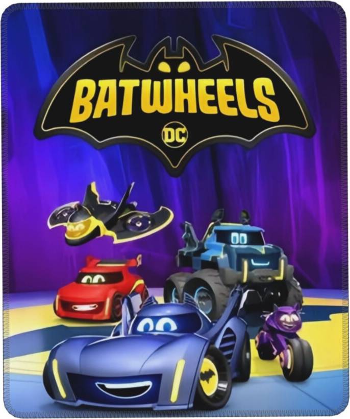 Batwheels Batwheels Mouse Pad Stitched Edge