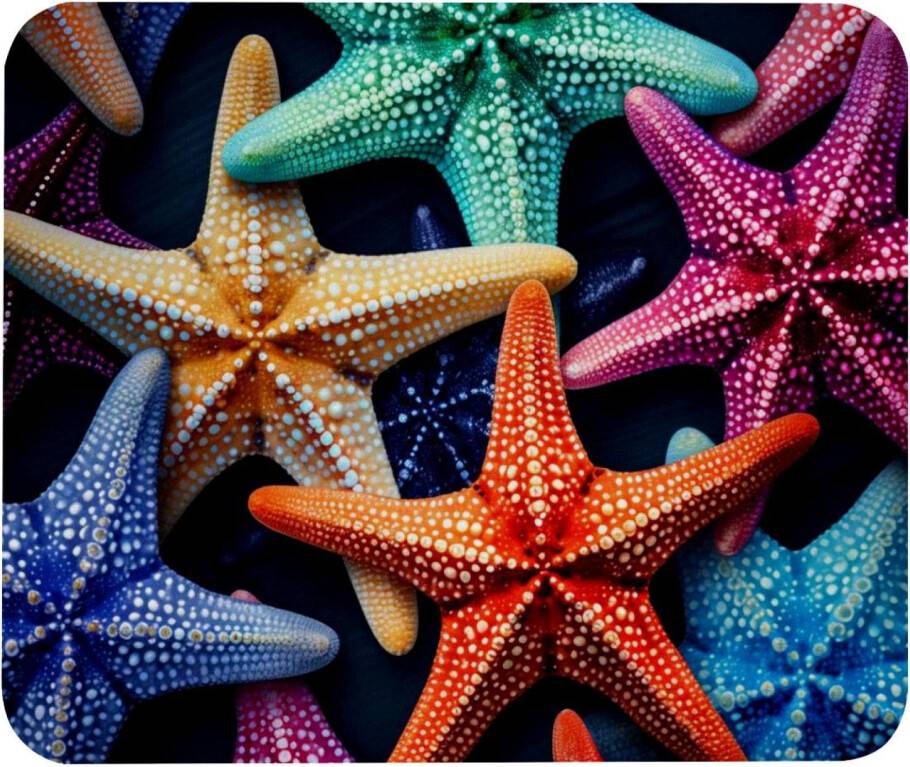 Colorful Desk Mat Rubber Base