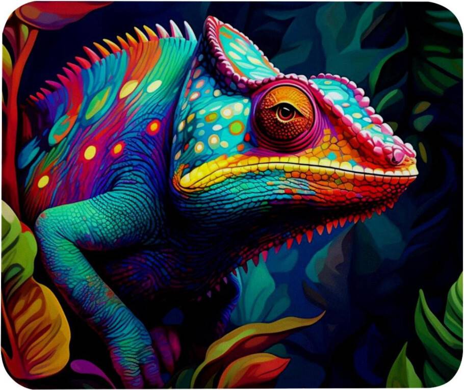 Chameleon Color Pattern Mouse Pad