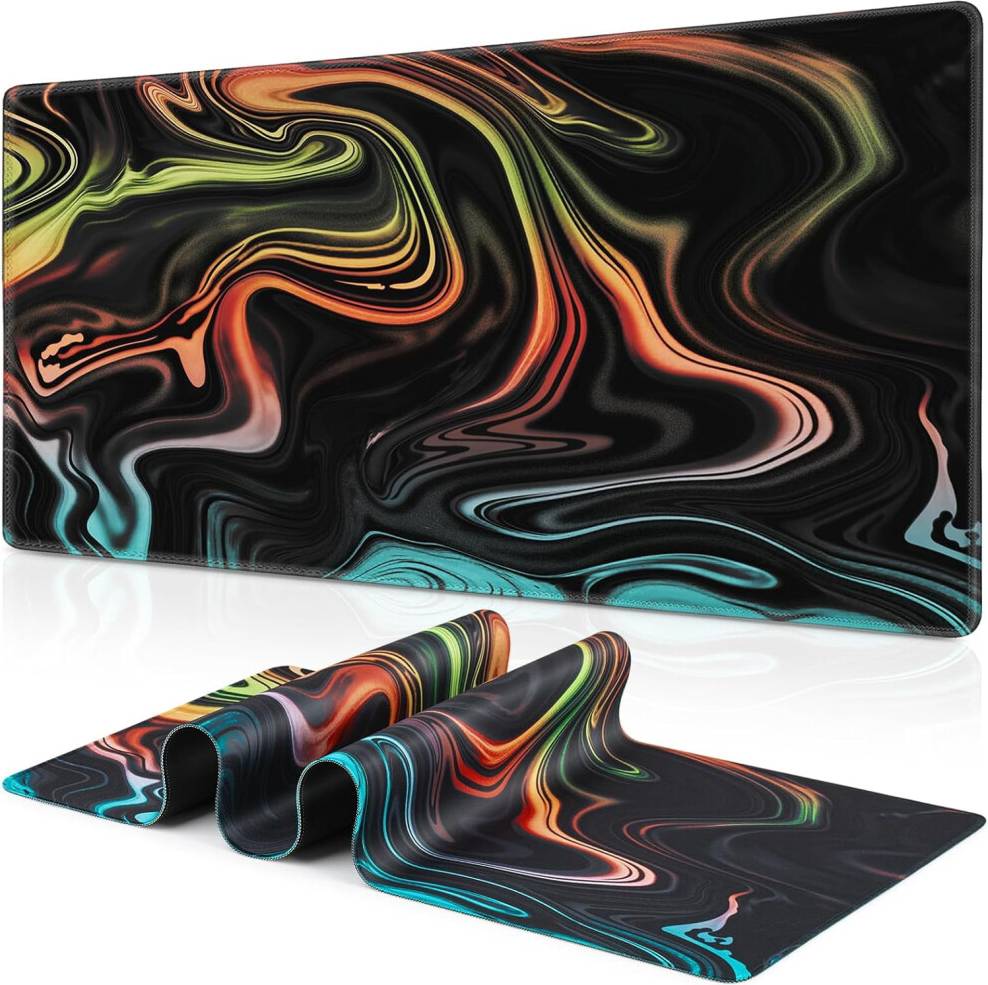 Gaming Mouse Pad Fluid Pattern