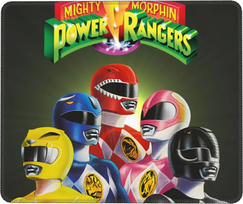 Power Rangers Mouse Pad Stitched Edge