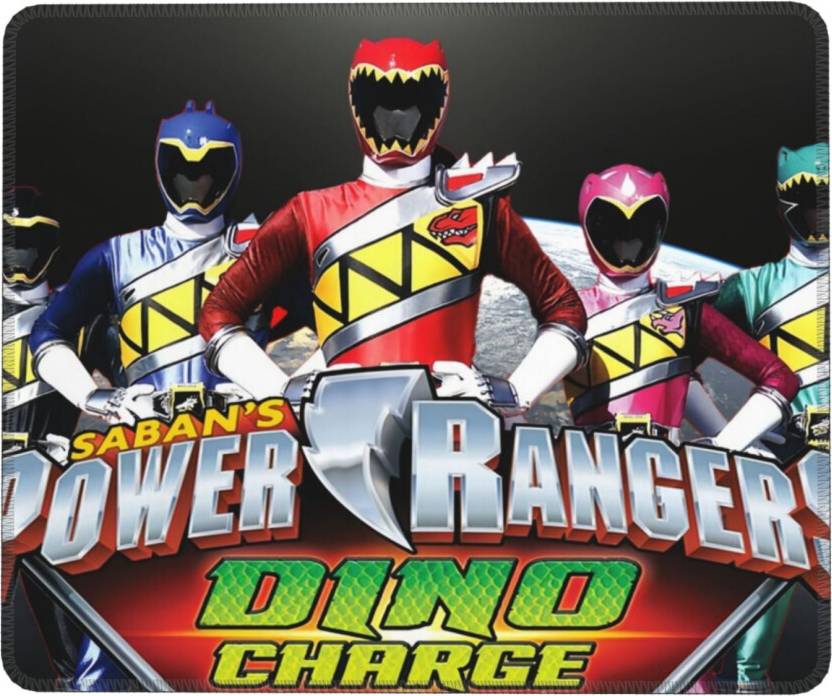 Power Rangers Mouse Pad Stitched Edge
