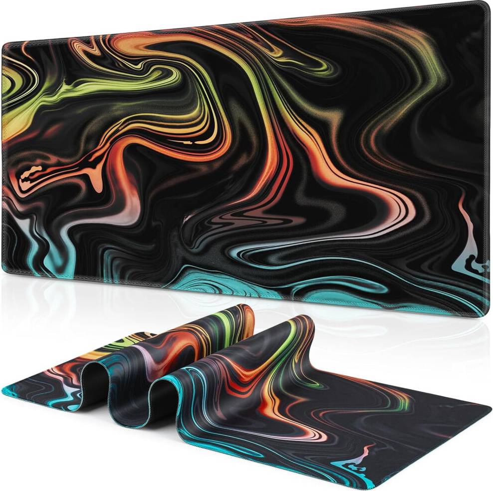 Gaming Mouse Pad Fluid Pattern