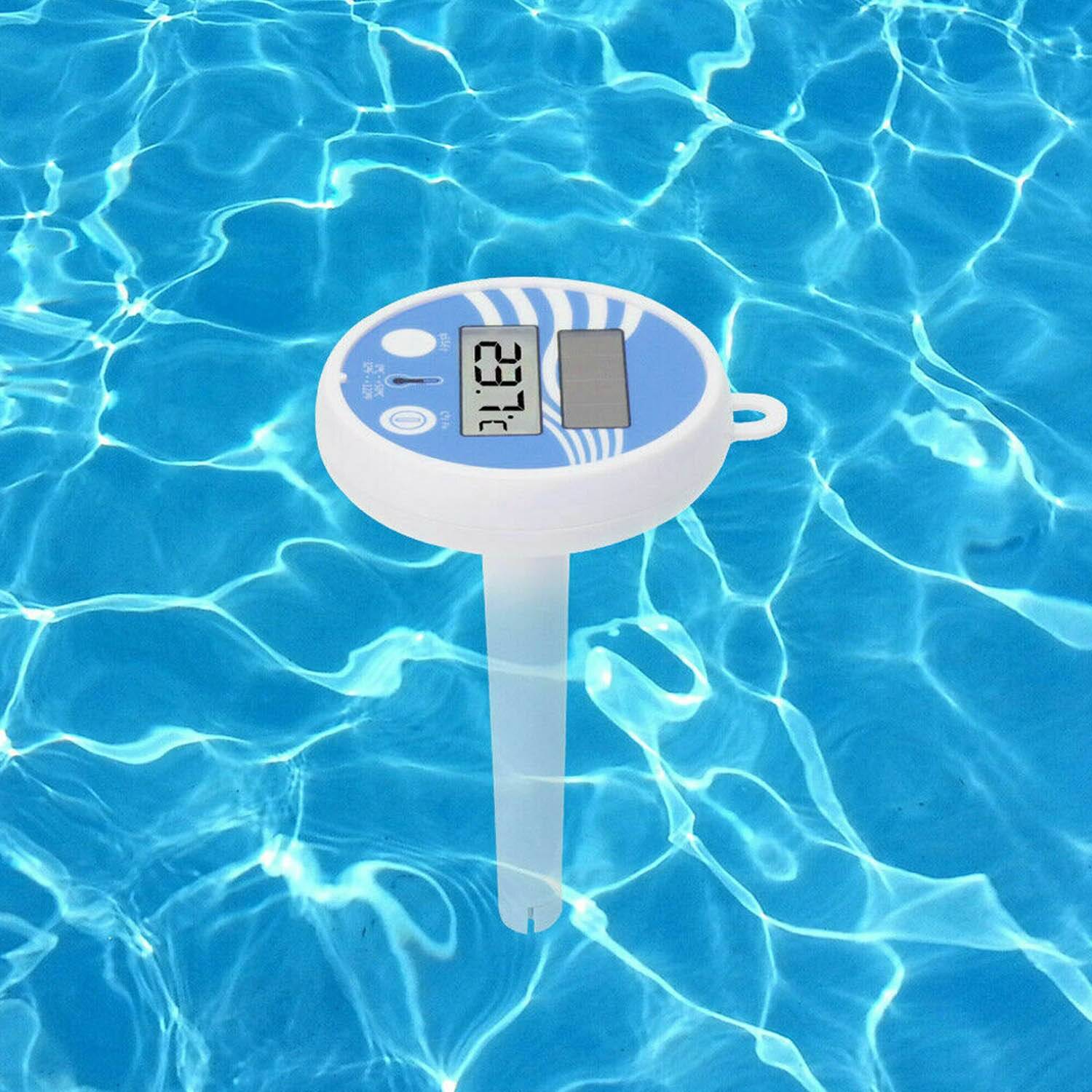Digitalt Solcellsdrivet Pooltermometer