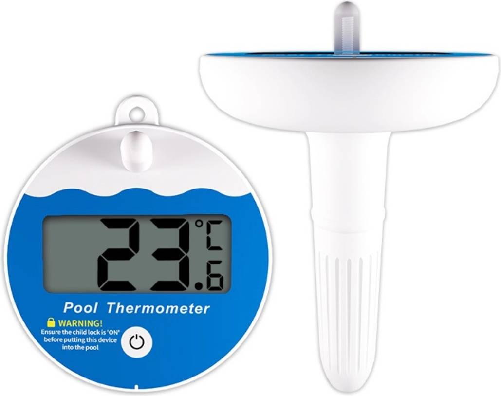 Trådlös LCD Pooltermometer IP68 76 Inch