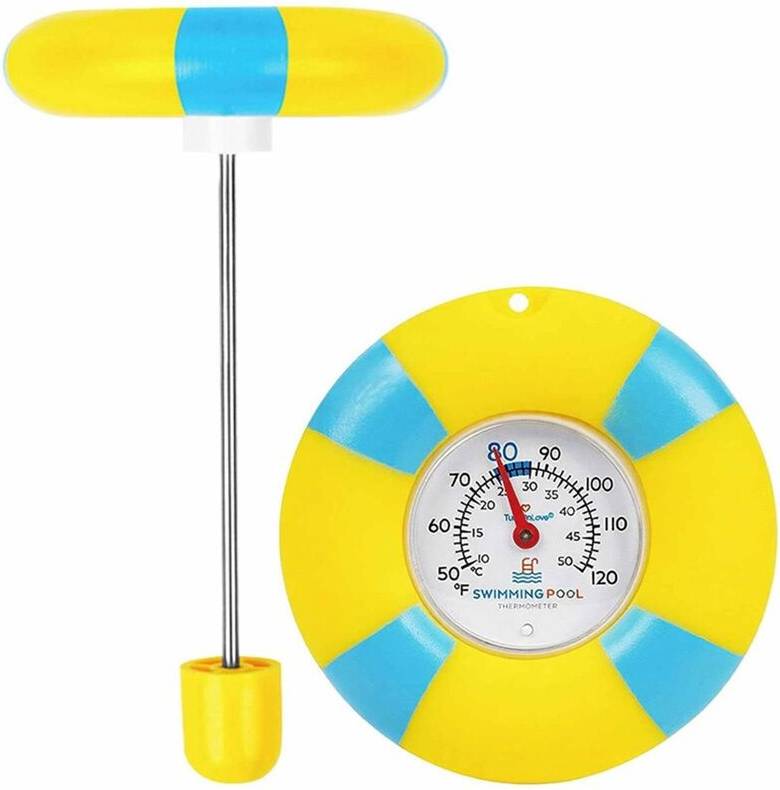 Floating Pool Thermometer Easy Read