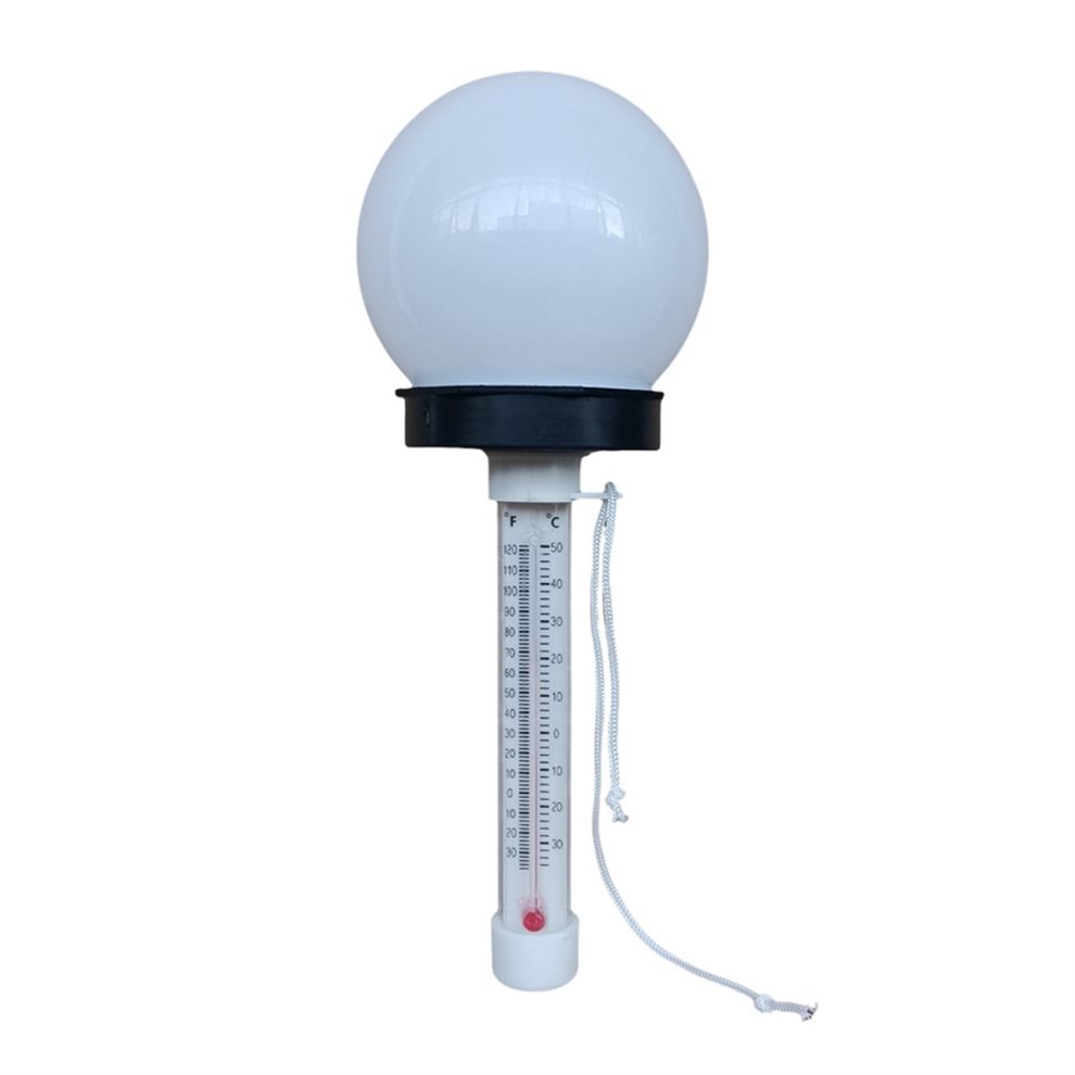 Solar Swimming Pool Thermometer LED Color Light