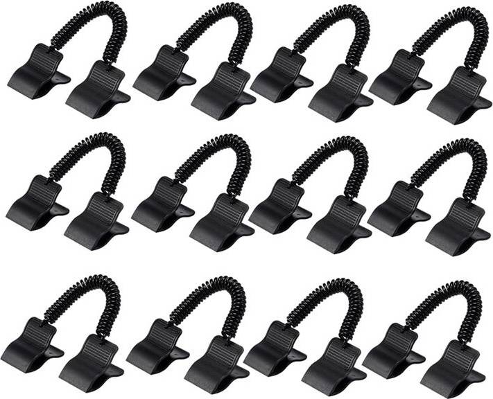 Torribaly 12 Pcs Swimming Pool Cover Clips Kit