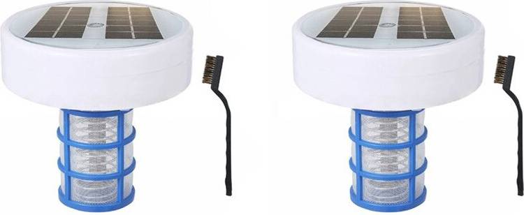 Solar Pool Ionizer Copper Floater LED Night Light