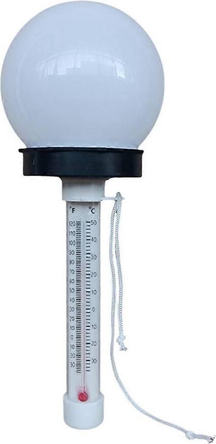 Solar Swimming Pool Thermometer LED Color Light