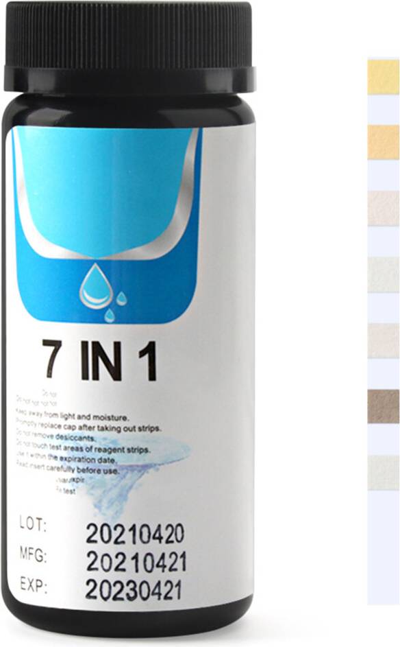 Water Hardness Test Strip 7 In 1