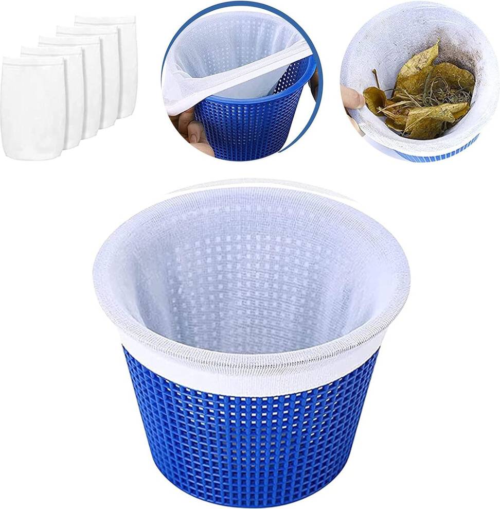 Pool Cleanliness Partner Reusable Mesh Pool Skimmer Socks