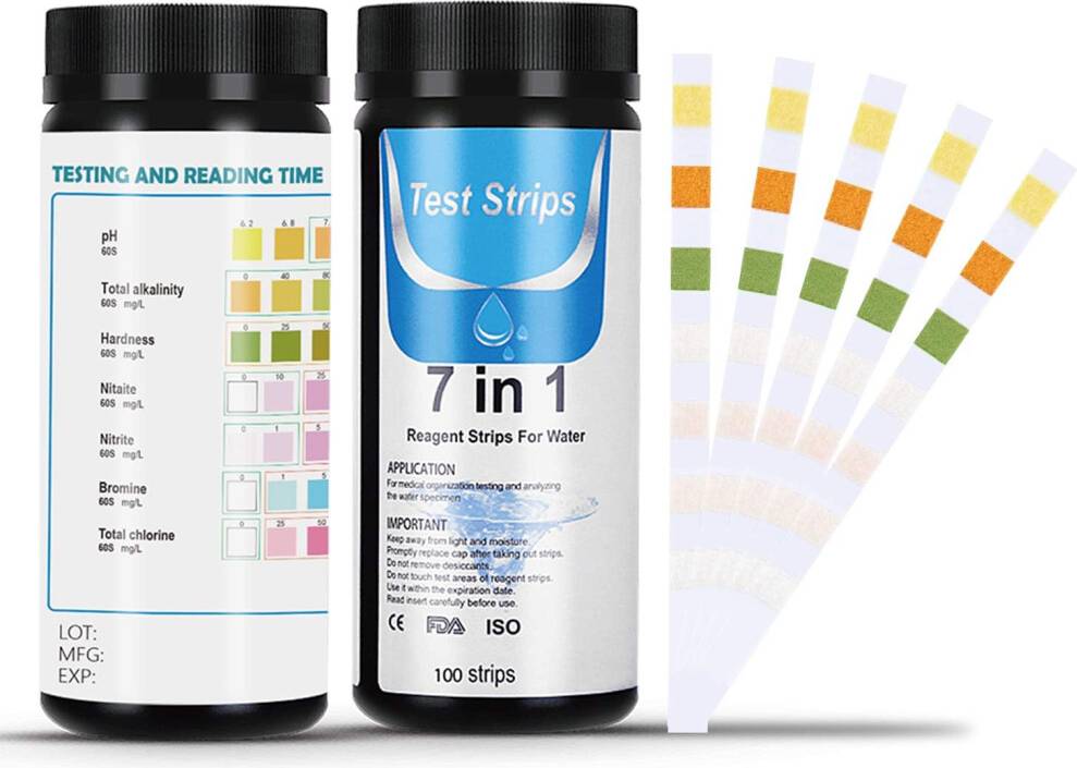 Comprehensive Spa Test Strips Pool Hot Tub