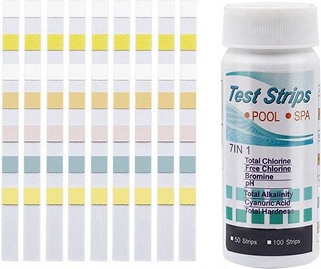 7-In-1 Swimming Pool Test Paper 100 Sheets