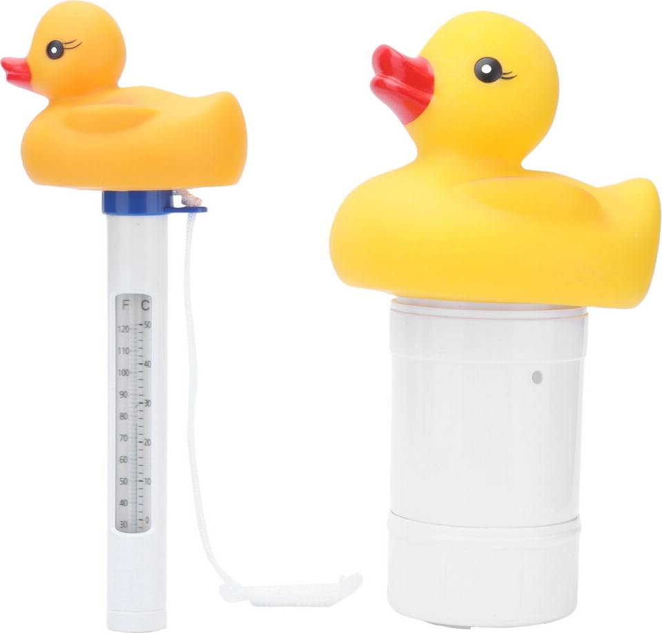 Easy Read Floating Pool Thermometer Duck Shape
