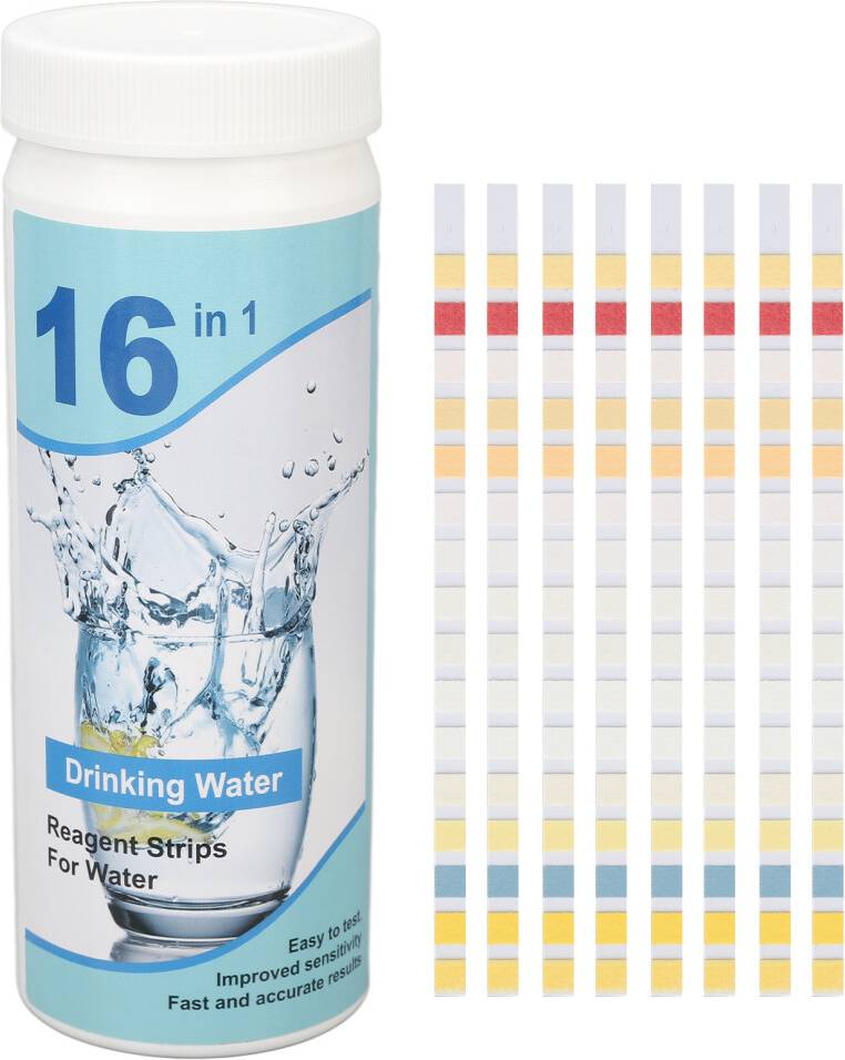 Multi Functional Water Testing Strips 16 In 1