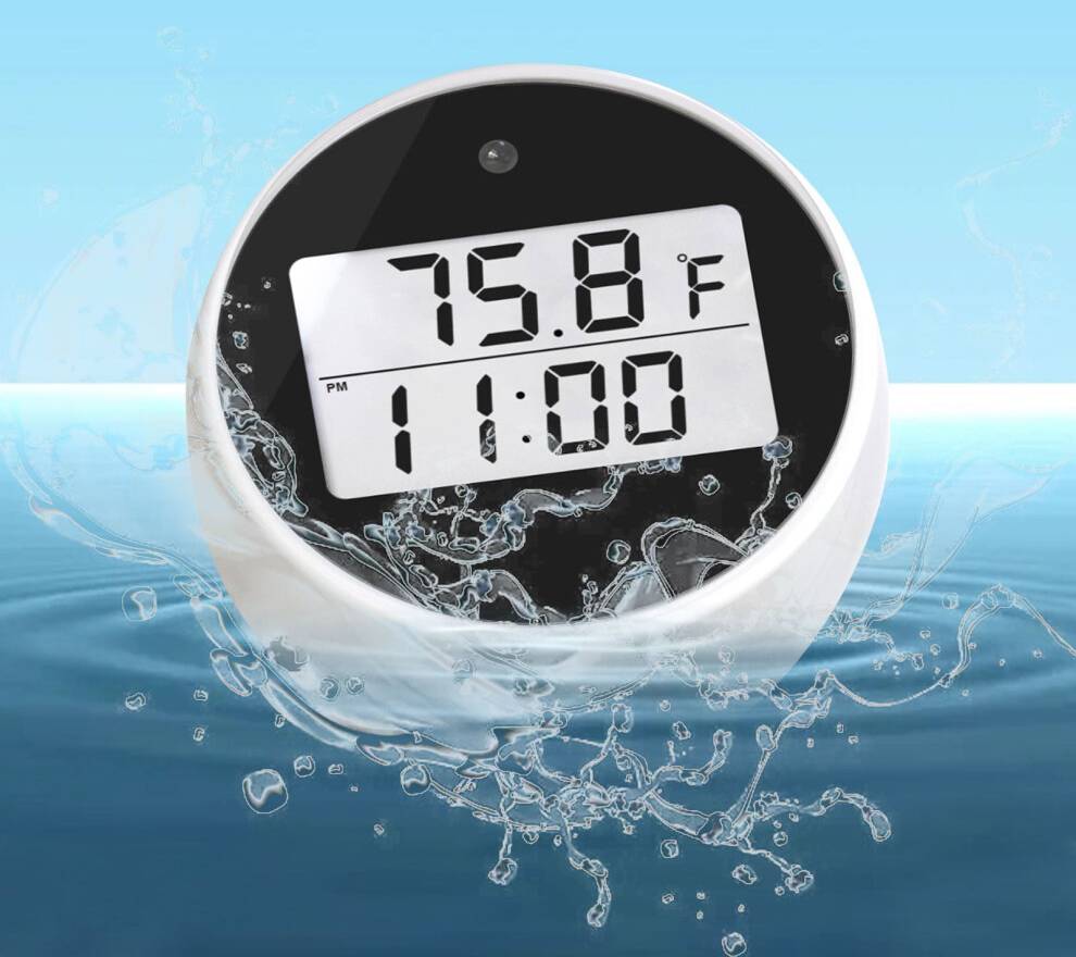 Digital Pool Thermometer with Timer