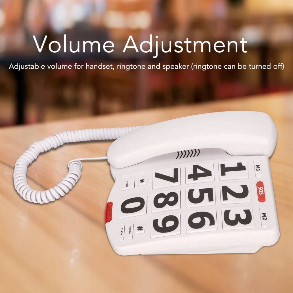 Big Button Phone with Loud Ringer
