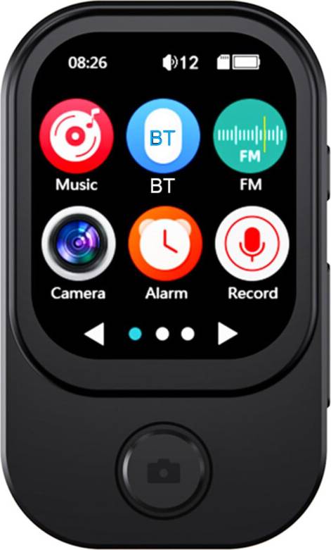 Touchscreen MP3 MP4 Music Player 2.0 Inch Camera