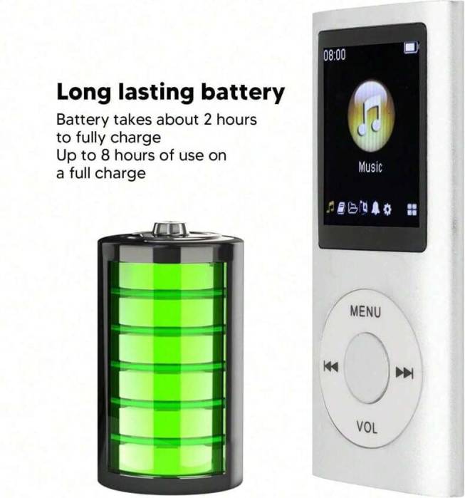 MP3 Player Lossless Sound 1.8-Inch Screen