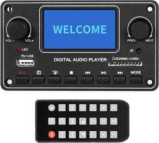 Sodial Lcd Mp3 Player Module 28x64 Bluetooth Audio Decoder Board
