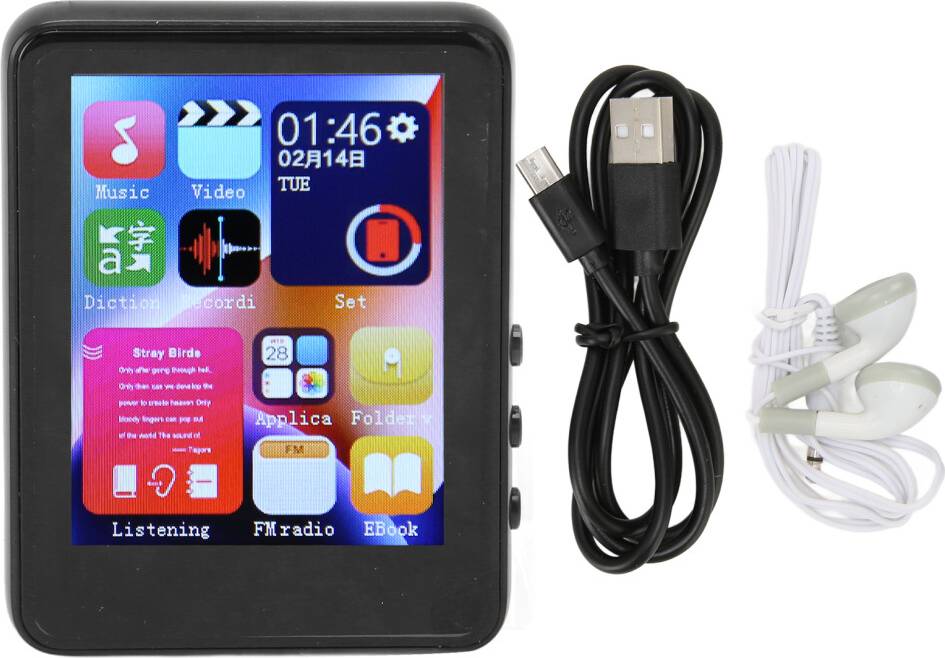 Portable Bluetooth MP3 Player With Full Touchscreen