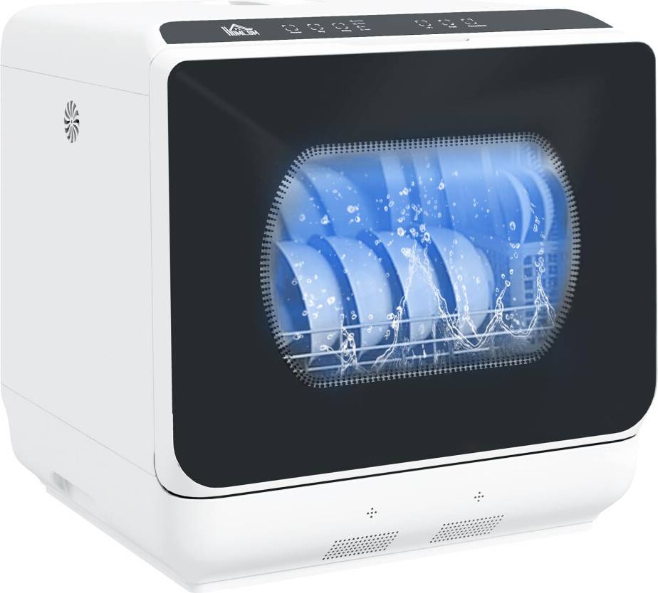 Mini dishwasher Homcom Table Top Mini Countertop Dishwasher